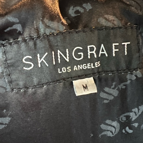 Skingraft studded moto leather jacket - Picture 5 of 6